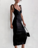 Vestido Midi Canelado