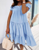 Vestido Ombro a Ombro Cat