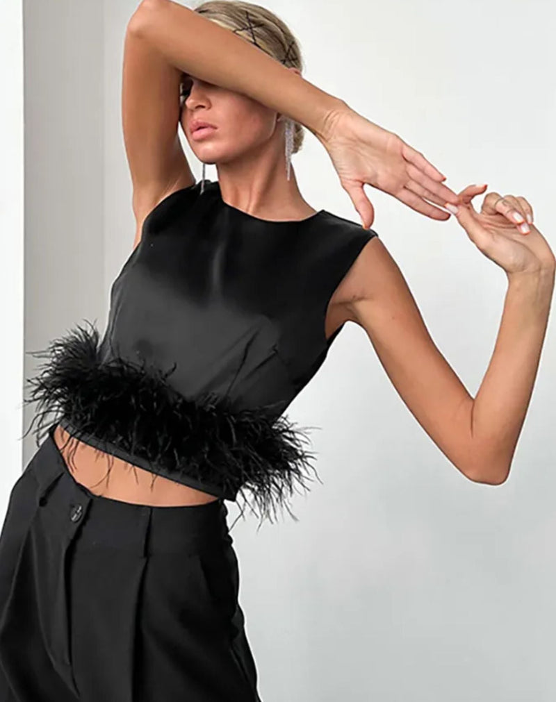 Blusa Plumma sem Mangas