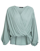 Blusa Puff Mangas Bufantes