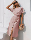 Vestido Midi Coimbra com Mangas