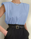 Blusa Mally com Ombreiras