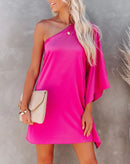 Vestido Mógg de Um Ombro Só