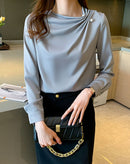 Blusa Grécia com Pregas na Lateral