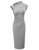 Vestido Midi Lismore com Pregas