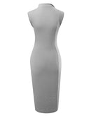 Vestido Midi Lismore com Pregas