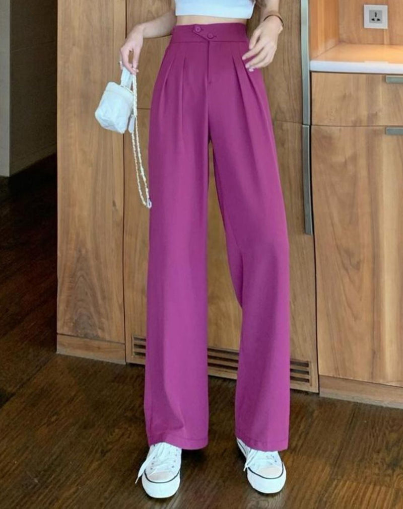 Calça Bahamas Pantalona Cintura Alta