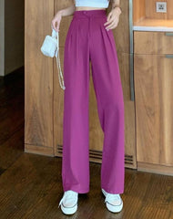 Calça Bahamas Pantalona Cintura Alta