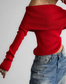 Blusa Lyor Ombro a Ombro com Mangas