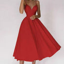 Vestido Midi Married com Decote em V