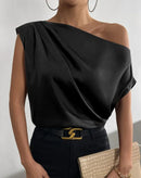 Blusa Morina de Um Ombro Só